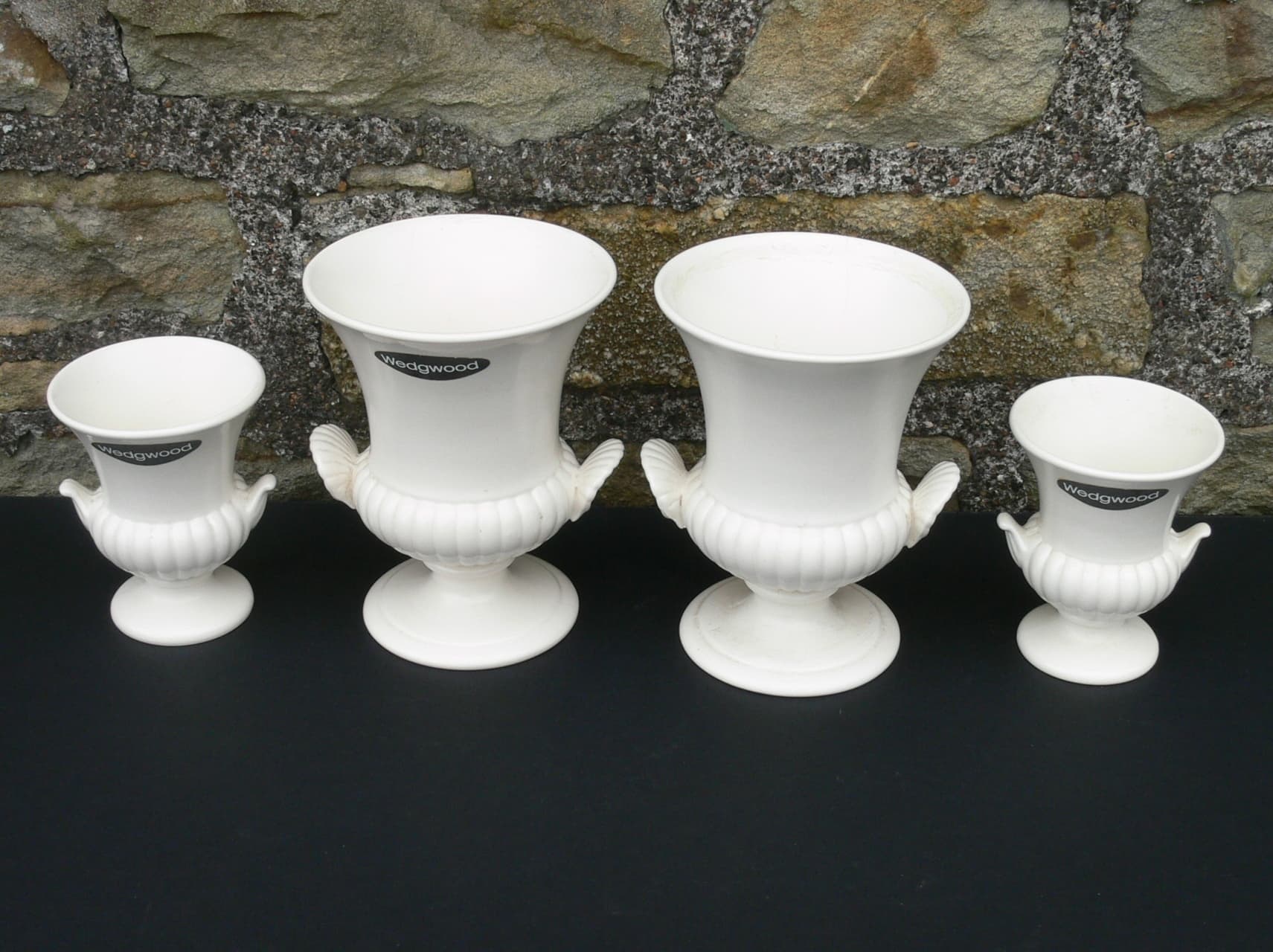 Wedgwood Etruria Shell Urn Vases